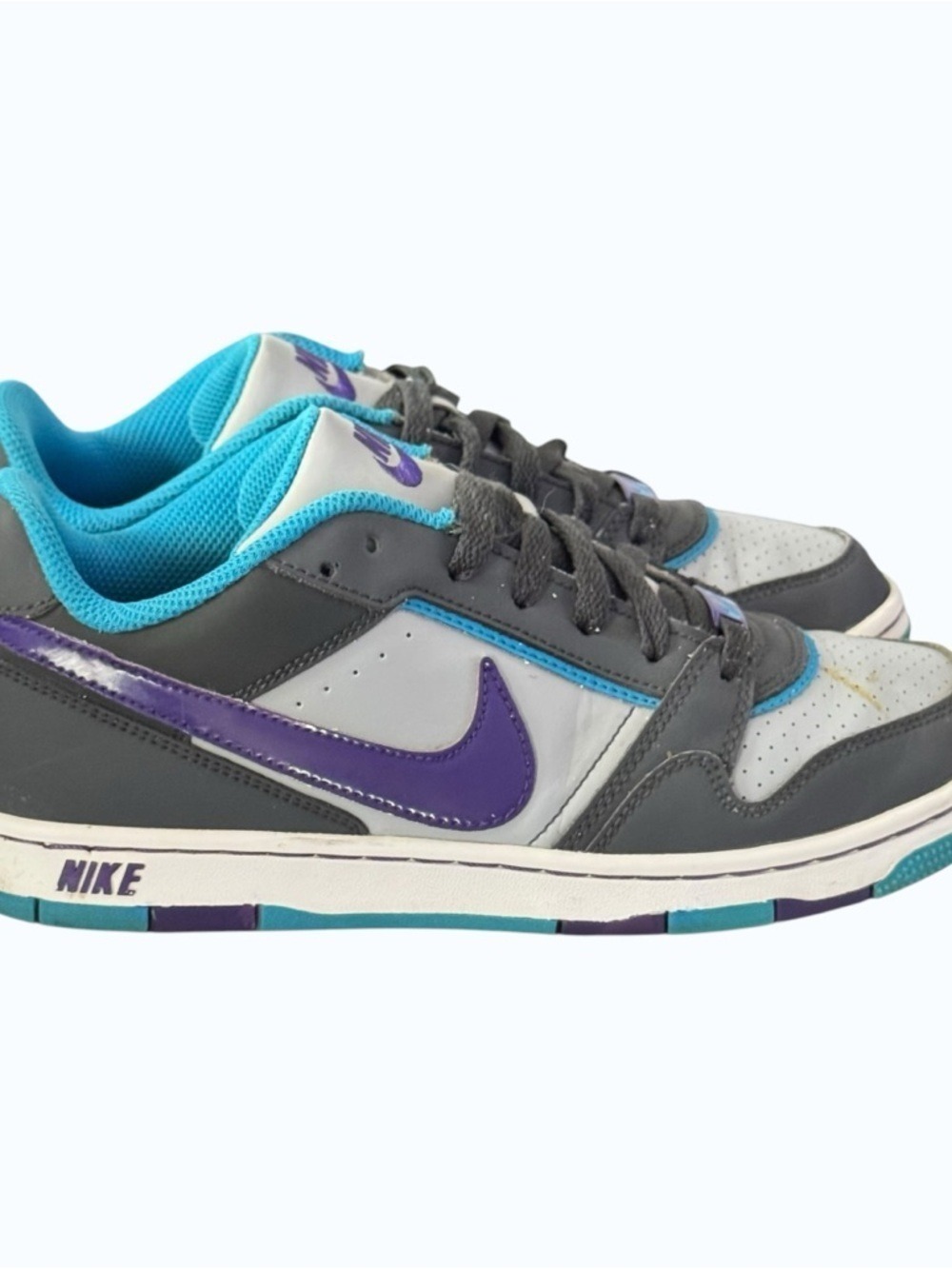 Nike Air Prestige 3 Women's Low Top Sneakers Grey Purple Swoosh Sz 8 551648-054